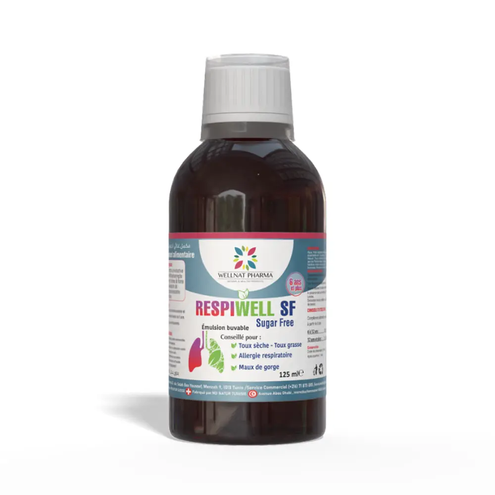 Respiwell Sirop 125ml Sans Sucre