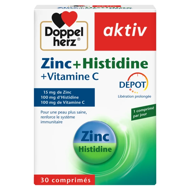 Aktiv Zinc+Histidine 30 Comprimés