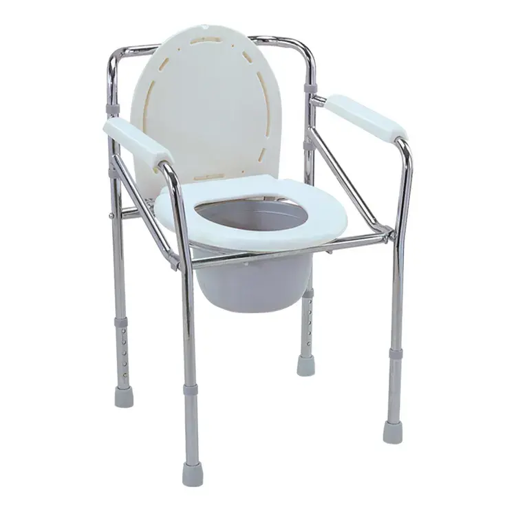 Chaise de toilette fixe pliable