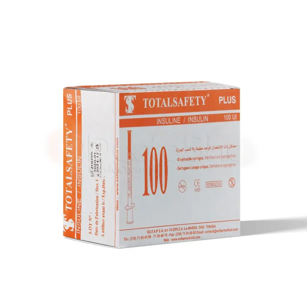 Seringues Insuline 1ml boite de 100