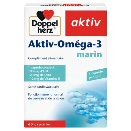 [omega360] Aktiv Omega 3 marin 60 Capsules