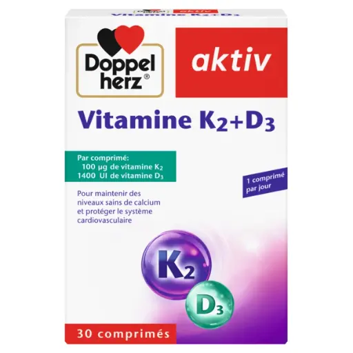 [vitaminek2d330] Aktiv Vitamine K2+D3 30 Comprimés