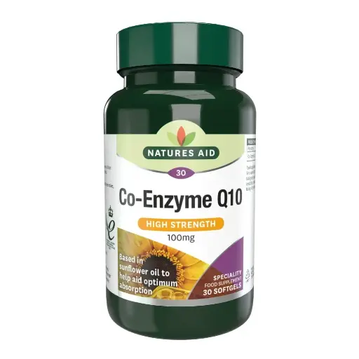 [enzyme10] Natures Aid Co-Enzyme Q10 100mg 30 Gélules