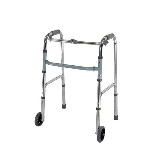[deambulateur2roues] Déambulateur Articulé 2 Roues  