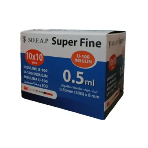 [seringuesinsuline0.5] Seringues Insuline 0.5ml boite de 100