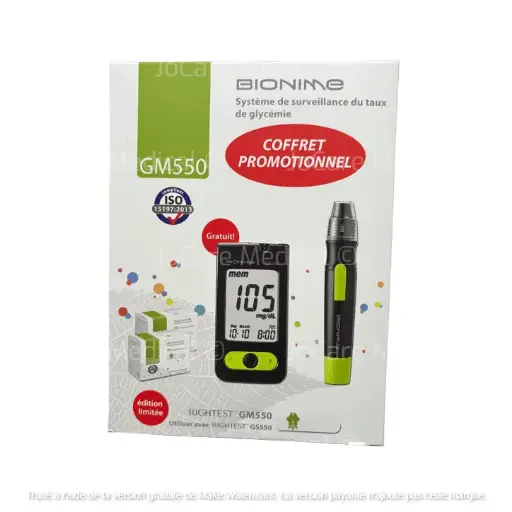 [bionimecoffret100] Coffret Bionime 100 bandelettes + lecteur gratuit