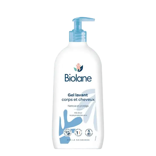 [gellavantcorpscheveux350] Biolane Gel Lavant Corps et Cheveux 2en1 350ml